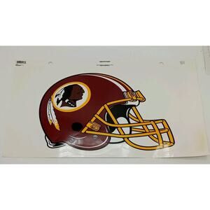 Washington Redskins NFL Reusable Static Cling Sign 10 x 13